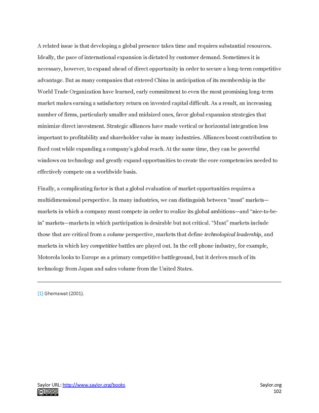 Fundamentals of Global Strategy - Page 102